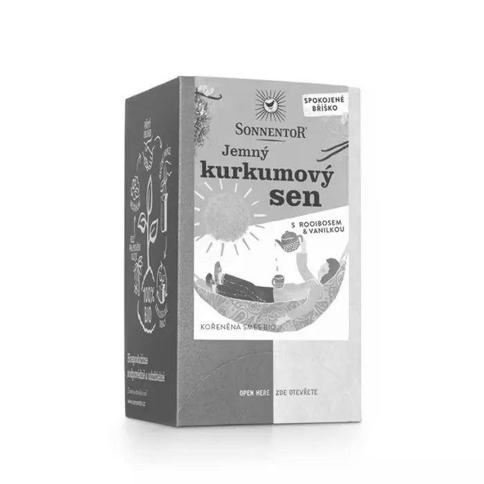 Sonnentor Čaj Jemný kurkumový sen 18 x 1,5 g BIO